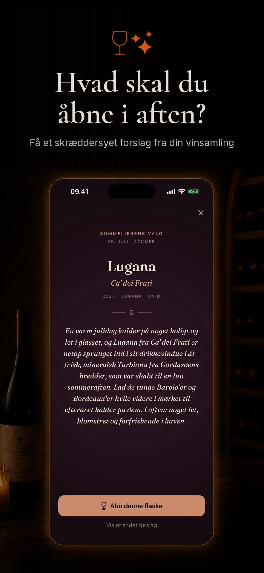 Coco Vino Sommelierens valg med et personligt vinforslag